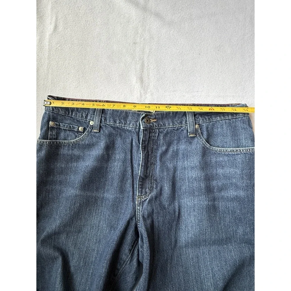L.L.Bean Mens Jeans 40x34 Blue Classic Fit 100% Cotton Denim Pants